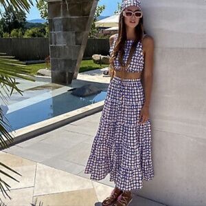 Zara geometric skirt and top set size small - discontinued!!